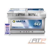 VARTA AUTOBATTERIE 12V 85Ah STARTERBATTERIE 800A F18 + 10g BATTERIE-POL-FETT