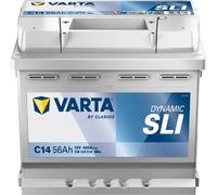 VARTA C14 Black Dynamic 12V 56Ah 480A Autobatterie 556 400 048