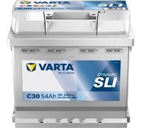 VARTA C30 Silver Dynamic 54Ah 530A Autobatterie 554 400 053 inkl. 7,50 € Pfand