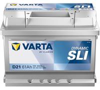 VARTA D21 Silver Dynamic Autobatterie 561 400 060 3162, 12V, 61Ah, 600A