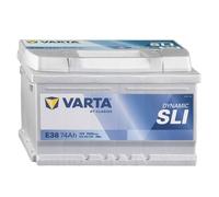 VARTA E38 Silver Dynamic Autobatterie 12V 74Ah ers. 62 63 64 66 70 72 Ah