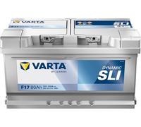 Varta lead acid, F17 Blue Dynamic Autobatterie, 58380 , 12V, 80 Ah, 740 A