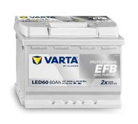 VARTA LED60 Starter- u. Versorgerbatterie, 60Ah 12V, Dual Purpose EFB, 932060064
