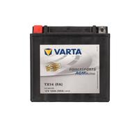 Varta Powersports AGM Motorradbatterie YTX14 12V 12Ah