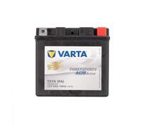 VARTA Motorradbatterie 6 Ah / 100 A - 105 mm Powersports Active AGM - lange Lebensdauer, vorgeladen, wartungsfrei, geeignet für Motorräder, Motorroller, Quads, Jetskis und Schneemobile, schwarz
