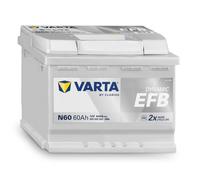 VARTA N60 Autobatterie, 60Ah 12V, Dynamic EFB, 560500064