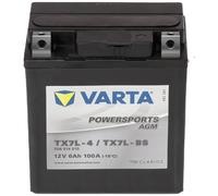 Varta Powersports AGM Ytx7L-4 Motorrad Batterie Ytx7L-Bs 506014005 12V 6Ah 100A 7,50 EUR Pfand