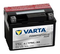 Varta - Powersports AGM - Yt4L-4 / Yt4L-Bs - 12 Volt 3000mAh Pb