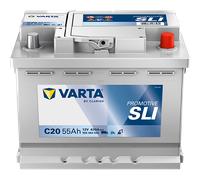 VARTA Promotive SLI C20 Autobatterien 555064042K182, C20, 12 V, 55 Ah, 420 A