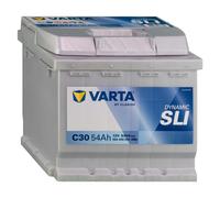 VARTA Silver Dynamic Autobatterie, C30, 54 Ah, 530 A