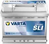 VARTA Silver Dynamic Autobatterie, D15, 63 Ah, 610 A