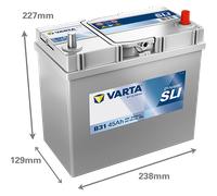 VARTA B31 Blue Dynamic 545 155 033 Autobatterie 45Ah