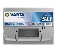 Varta C14 Dynamic SLI 556 400 048 Autobatterie 56Ah (Black Dynamic)