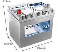 Varta D48 Blue Dynamic 560 411 054 Autobatterie 60Ah