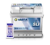 Varta Starterbatterie DYNAMIC SLI 44Ah 440A B18 + Pol-Fett [Hersteller-Nr. 544402044K262] für Suzuki, Audi, VW, Seat, Mg, Daf, BMW, Bedford, Anadol, V