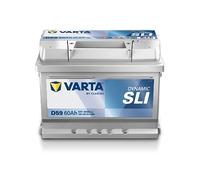 Varta Starterbatterie DYNAMIC SLI 60Ah 540A D59 [Hersteller-Nr. 560409054K262] für Vauxhall, Alpina, Seat, Ford Usa, Bedford, Lotus, Opel, Irmscher, H