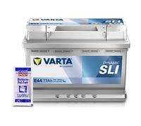 Varta Starterbatterie DYNAMIC SLI 77Ah 780A E44 + Pol-Fett [Hersteller-Nr. 577400078K262] für Ruf, Cadillac, Plymouth, Lincoln, Lada, Ford Usa, Pagani