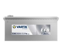VARTA Starterbatterie PROMOTIVE EFB 12 V, 240 Ah, 1200 A 740500120k182 12V 68Ah 1200A für DAF Volvo Mercedes RENAULT TRUCKS MAN