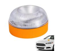 Vartegas V16-Warnleuchte Auto Deutschland - Magnetfuß für Autodach, 360° LED Blinklicht Wasserdicht IP54 Ersatz für Warndreieck LED, geeignet für Auto & Motorrad (4 Modi, Akkuversion)
