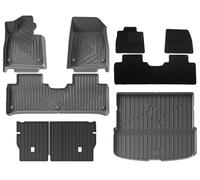 Vasca Baule Für LEAPMOTOR Für B10 2025 2026 TPE-Fußmatten & Kofferraumwannen Allwetter-Rückenlehnenmatten Kofferraummatte Robuste wasserdichte TPE-Matte Kofferraummatte(9PCS Full Set)