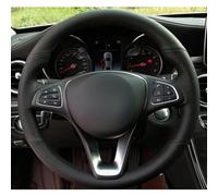VBCXGV Handgenähtes schwarzes Leder-Lenkradbezug-Zubehör für Mercedes Benz W176 W246 W205 C117 C218 W447
