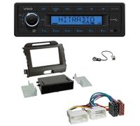 VDO AUX 1DIN MP3 USB Autoradio für Kia Sportage SL 2010-2016 dunkelgrau