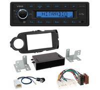 VDO AUX 1DIN MP3 USB Autoradio für Toyota Yaris (11-14) - schwarz