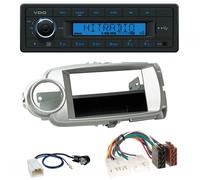 VDO AUX Bluetooth USB MP3 Autoradio für Toyota Yaris (11-14) - silber