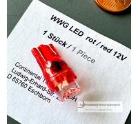 VDO BELEUCHTUNG LED GLÜHLAMPE ROT 12V für diverse COCKPIT INSTRUMENTE