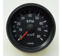 VDO Cockpit International Drehzahlmesser 52mm 8000 Umin