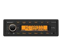 VDO Continental TR7412UB-OR Radio im europäischen Stil, 12 V, orangefarbenes Display, Bluetooth-Bundle mit AC111