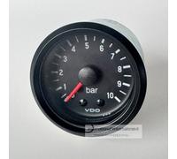 VDO MANOMETER mechanischer DRUCKANZEIGER 0- 10 bar PRESSURE GAUGE