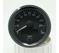 VDO SingleViu Tachometer Tacho 80mm 300 Km/h