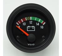 VDO Voltmeter Cockpit International Spannungsanzeige Instrument 12 Volt 52mm