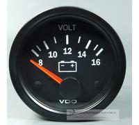 VDO VOLTMETER ZUSATZ INSTRUMENT 12V 52mm m. BELEUCHTUNG COCKPIT VISION