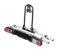 VDP eBike Fahrradträger für Anhängerkupplung - Heckträger Radträger Back 2 - für 2 Fahrräder - 60kg Zuladung - Aluminium Schienen - klappbar - Auto kompatibel