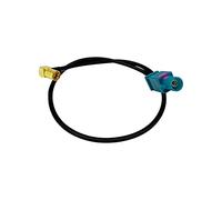 Vecys DAB Antenne SMB zu Fakra Kabel 30cm/12in Verlängerungskabel Universum FAKRA Stecker zu SMB Buchse Antennenadapter RG174 Typ Z Kabel für DAB + FM Universal GPS Antennen Navigationssystem