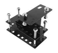 Veemoon Reserveradträger aus Kohlenstoffstahl Robuste Halterung für Anhängerkupplung Korrosionsgeschützt Universell Kompatibel für Trailer Wohnmobile und Boote Inklusive Montagesatz