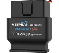 Veepeak OBDCheck BLE+ Bluetooth OBD II EOBD Diagnosegerät Adapter Stecker Auto