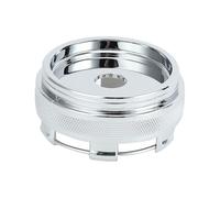 VekAuto 1 Stk. Radnabenkappen Radkappen Felgenzentrumskappen OD: 66mm/2,60" Radkappen Nabenkappen Radnabenabdeckungen Universal Kunststoff Silberfarben für Honda für BMW