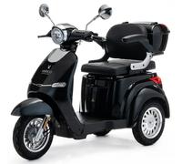 VELECO 3 Räder Elektroscooter 1000W Seniorenmobil E-Fahrzeug 3 Farben (Schwarz)