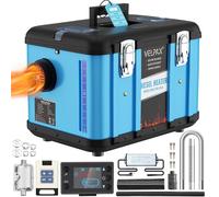 VELPAX Diesel Luftheizung All in One 8KW Dieselheizung,mit Fernbedienung & LCD-Schalterdisplay 12V & 24V & 110-240V Tragbare Dieselheizung für LKW Schnelles Aufheizen Bus,usw,RV Boote.
