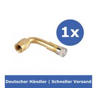 Ventil Verlängerung 90 Grad Reifenventil Adapter Winkel Ventil für LKW Bus Auto