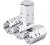Ventildeckel für Autos - 4 Stück, Korrosionsschutz Langlebig Ventilschutz Dichtung Ventilkappen Compatible with V-W T ROC 2017-2020 2021 2022 2023 2024 2025 A1 A2.,E