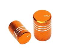 Ventileinsatzkappen Für Yamaha Tricity 125 155 300 Zubehör Motorrad CNC Aluminium Reifen Ventil Air Port Stem Abdeckung Kappe(Orange)