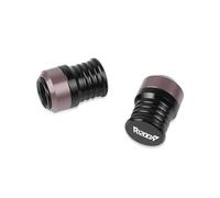 Ventileinsatzkappen Universal Motorrad CNC Zubehör Rad Reifen Ventil Stem Caps Luftdichte Abdeckung Für BMW R1200R R1200RS R1200RT R1200 S/SE/ST 2021(Grey)