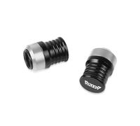 Ventileinsatzkappen Universal Motorrad CNC Zubehör Rad Reifen Ventil Stem Caps Luftdichte Abdeckung Für BMW R1200R R1200RS R1200RT R1200 S/SE/ST 2021(Silver)