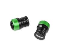 Ventileinsatzkappen Universal Motorrad CNC Zubehör Rad Reifen Ventil Stem Caps Luftdichte Abdeckung Für BMW R1200R R1200RS R1200RT R1200 S/SE/ST 2021(Green)
