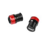 Ventileinsatzkappen Universal Motorrad CNC Zubehör Rad Reifen Ventil Stem Caps Luftdichte Abdeckung Für BMW R1200R R1200RS R1200RT R1200 S/SE/ST 2021(Rosso)