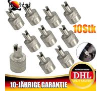 Ventilkappen Autoventil Kappen mit Schlüssel Staubkappen Reifenventilkappen DE